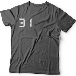 Именная футболка с аналоговым шрифтом и олдскульным монитором #65
